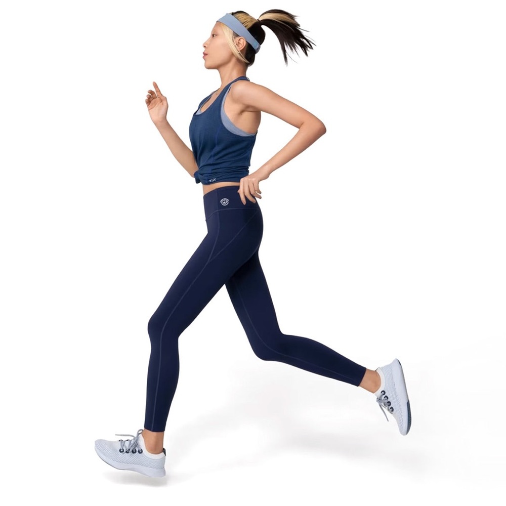 allbirds Navy High-Rise Performance Leggings